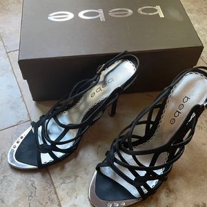 Bebe black stewpot shoes